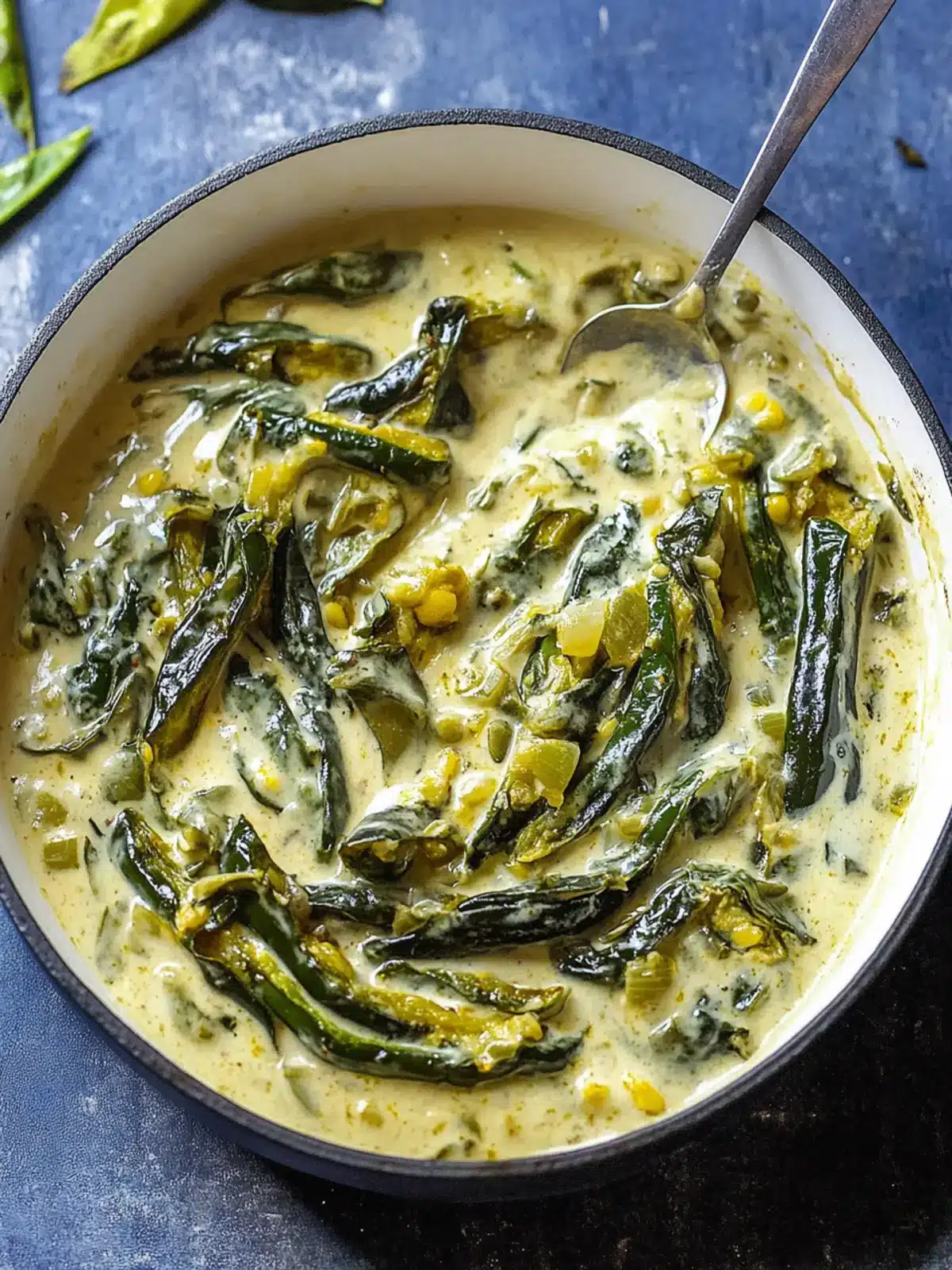 Rajas Poblanas: Cozy Roasted Poblano Strips in Cream Sauce 2 Rajas Poblanas (Roasted Poblano Strips in Cream Sauce)