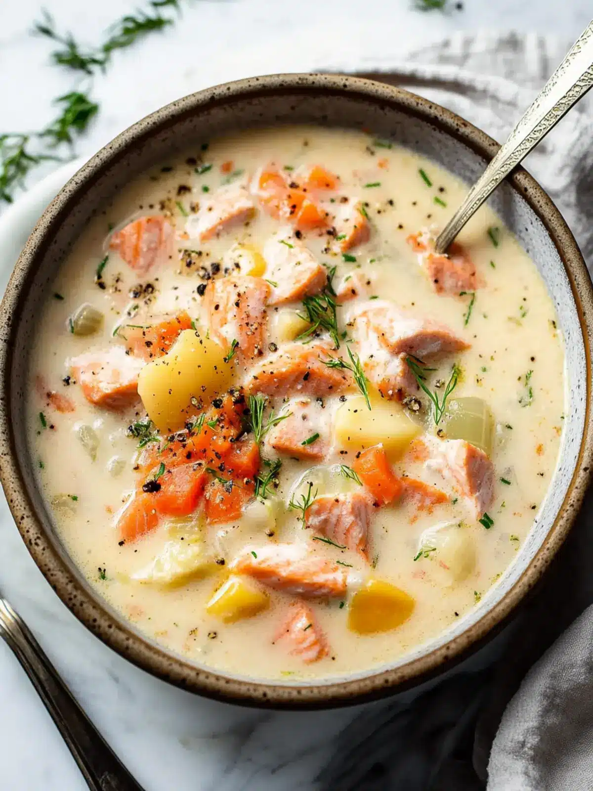 Deliciously Creamy Salmon Chowder for Cozy Nights In 2 Salmon Chowder
