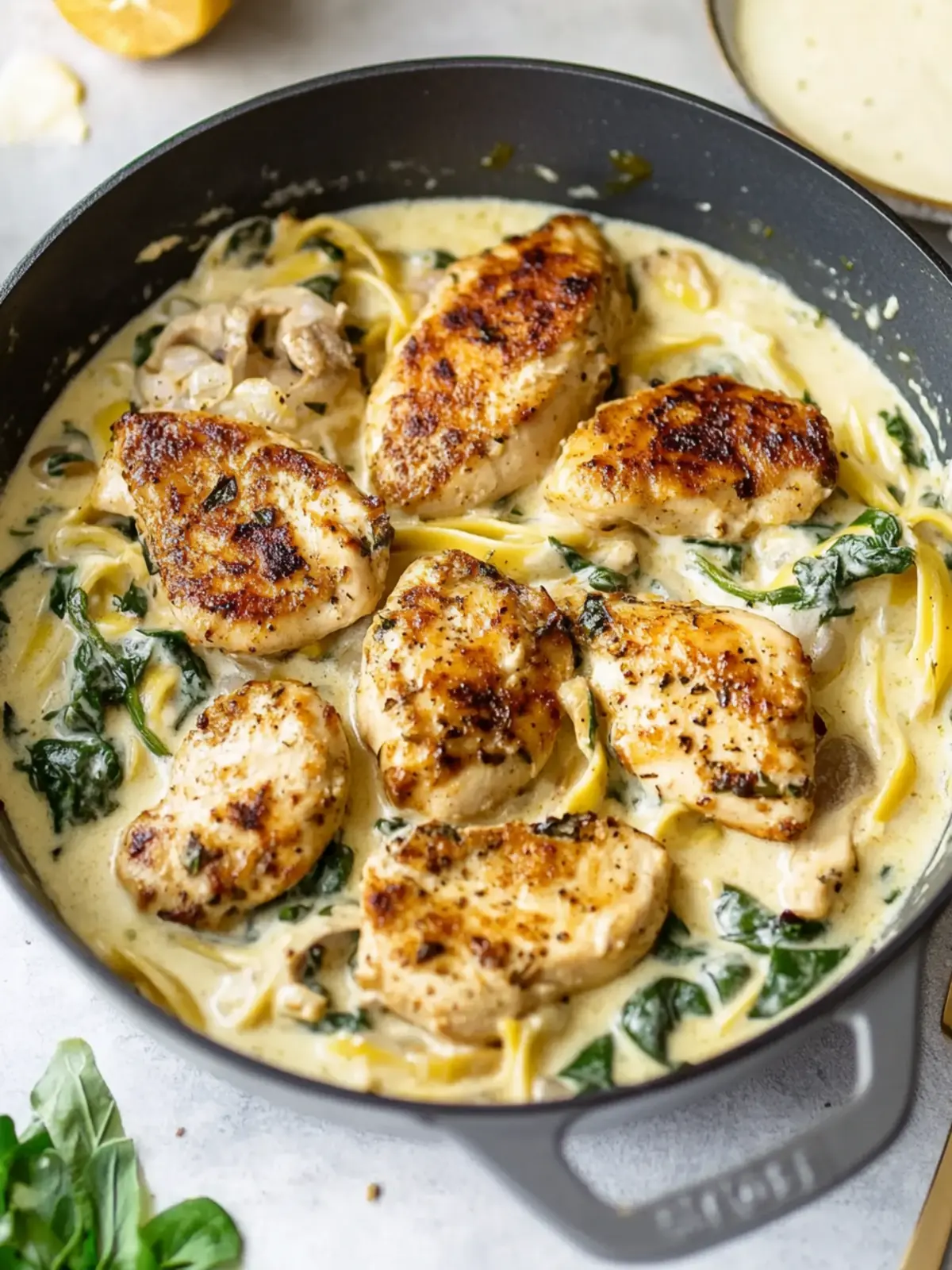 Creamy and Healthy Chicken Florentine You’ll Love (Dairy Free) 2 Creamy and Healthy Chicken Florentine (Dairy Free, Paleo, Whole30)