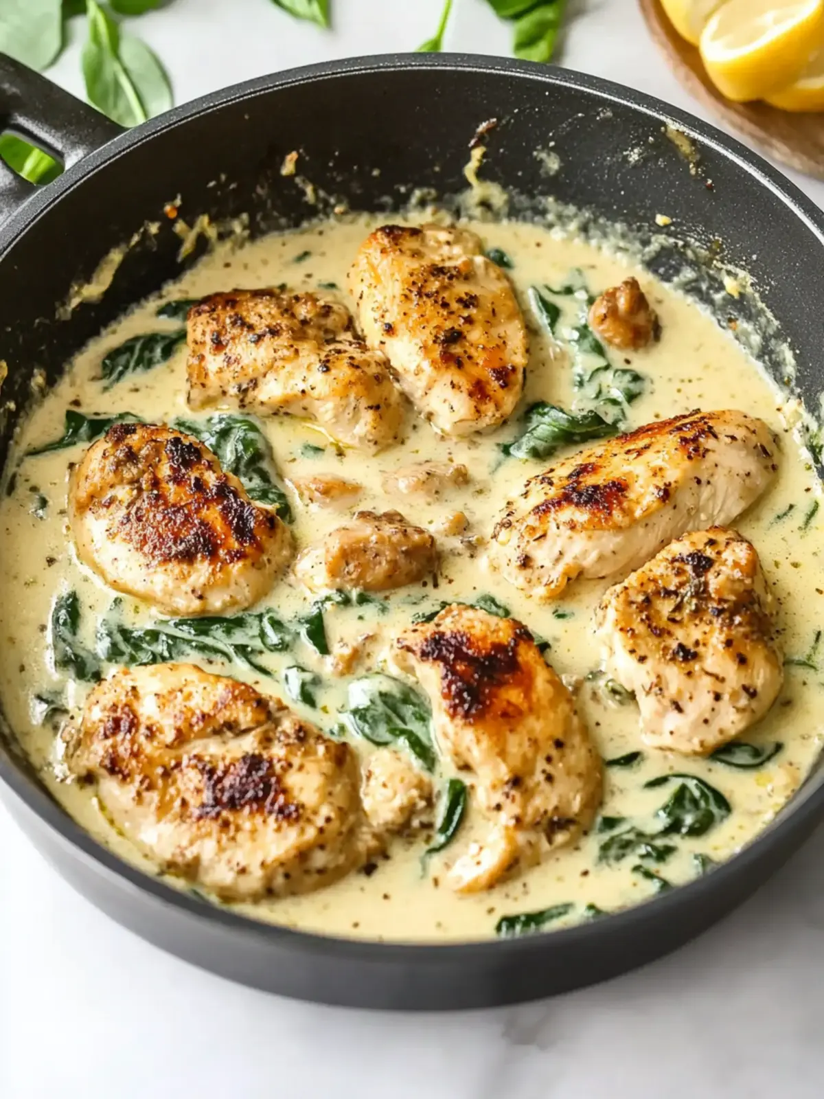 Creamy and Healthy Chicken Florentine You’ll Love (Dairy Free) 5 Creamy and Healthy Chicken Florentine (Dairy Free, Paleo, Whole30)