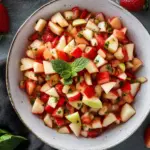 Fresh Apple Salsa with Strawberries for a Zesty Twist 3 Fresh Apple Salsa with Strawberries