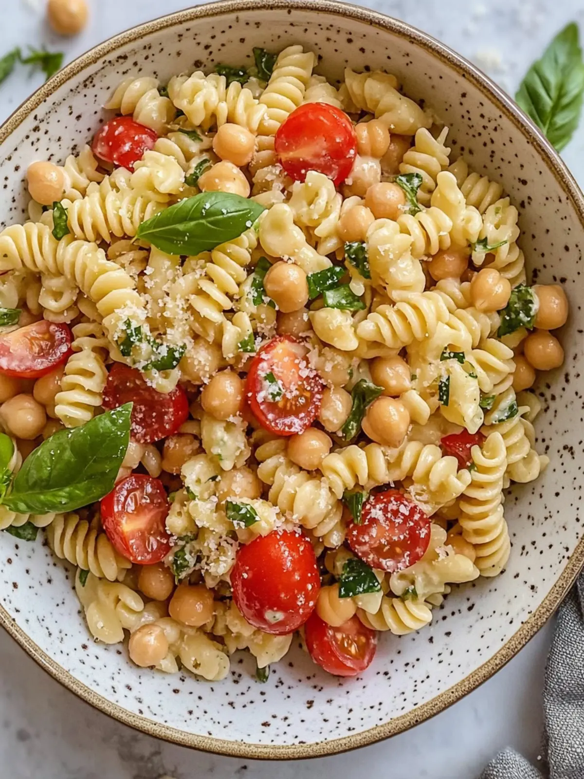 Chickpea Pasta Salad with Creamy Tahini Dressing Delight 3 Chickpea Pasta Salad with Creamy Tahini Dressing