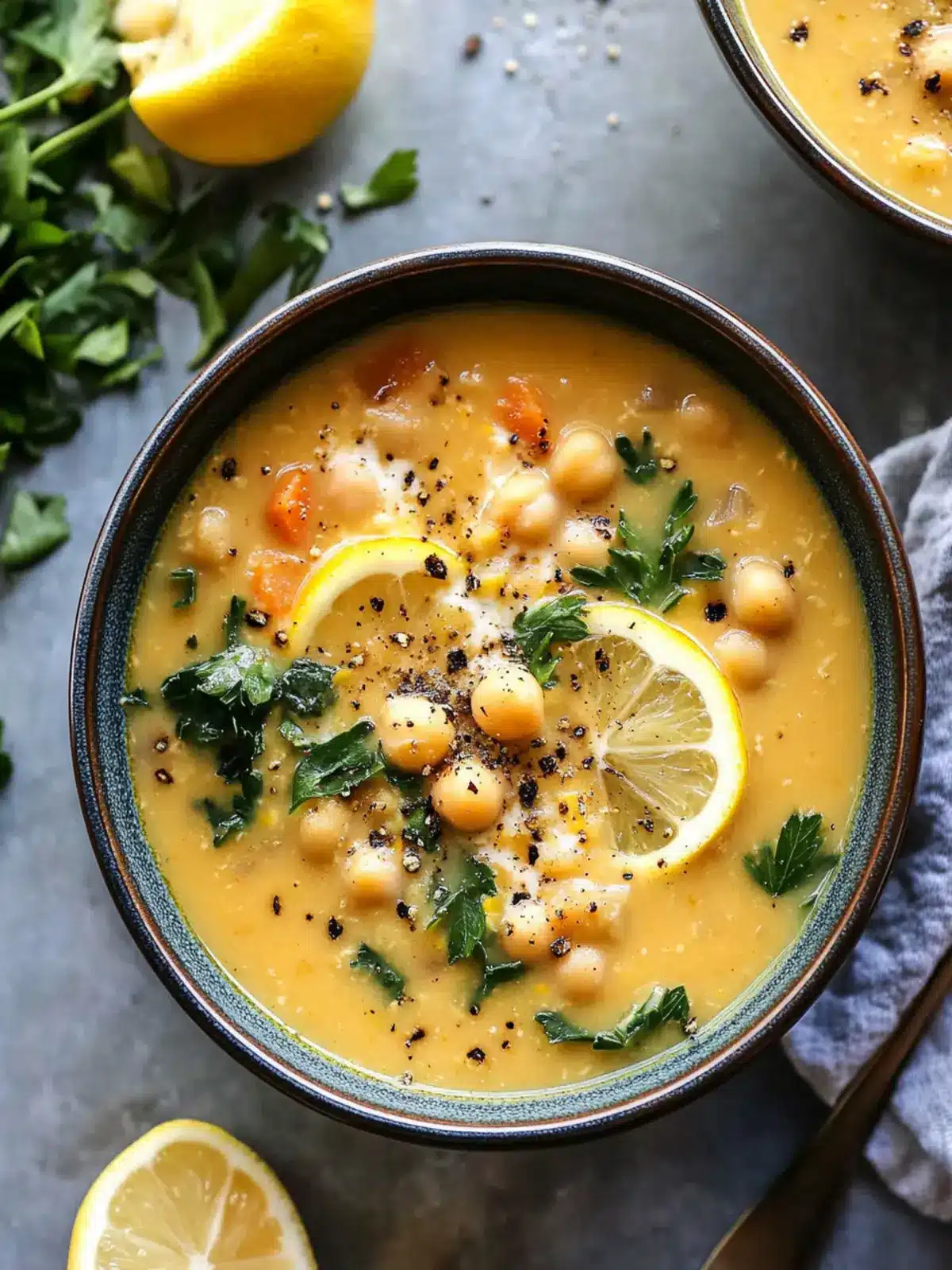Lemony Greek Chickpea Soup for a Cozy Night In 5 Lemony Greek Chickpea Soup