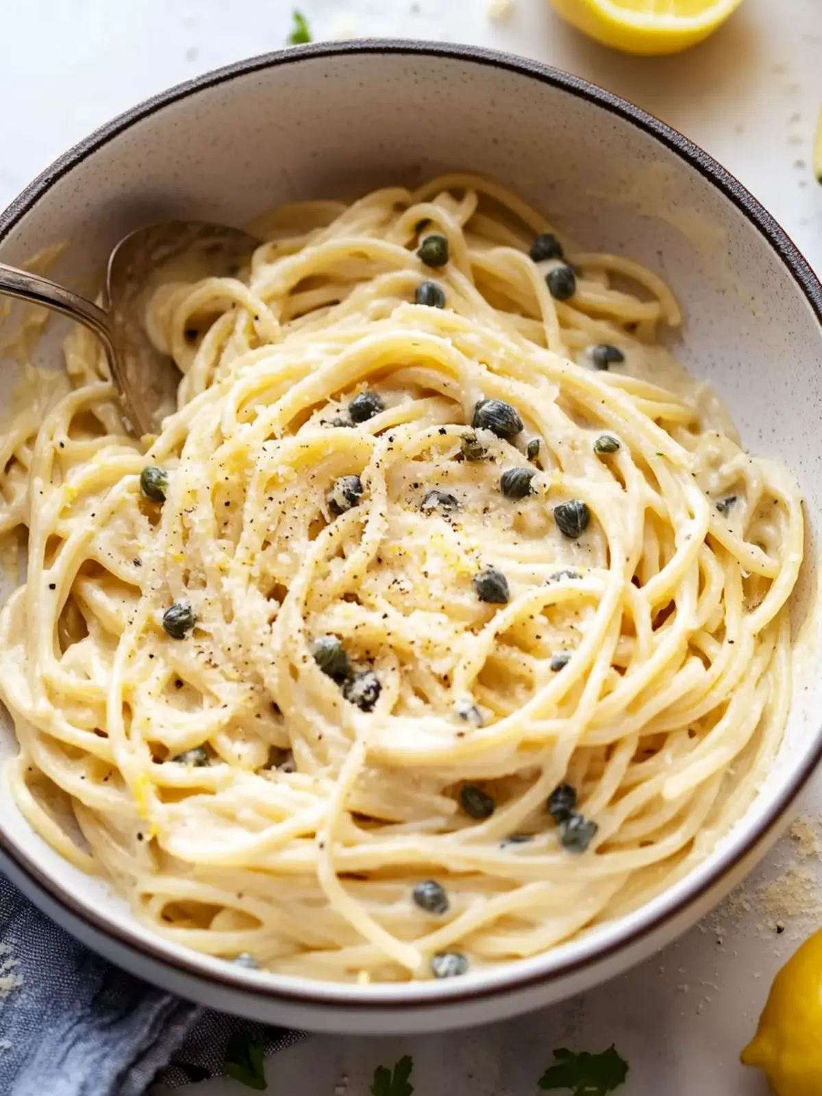 Creamy Lemon Caper Pasta That Brightens Your Dinner Table 2 Creamy Lemon Caper Pasta