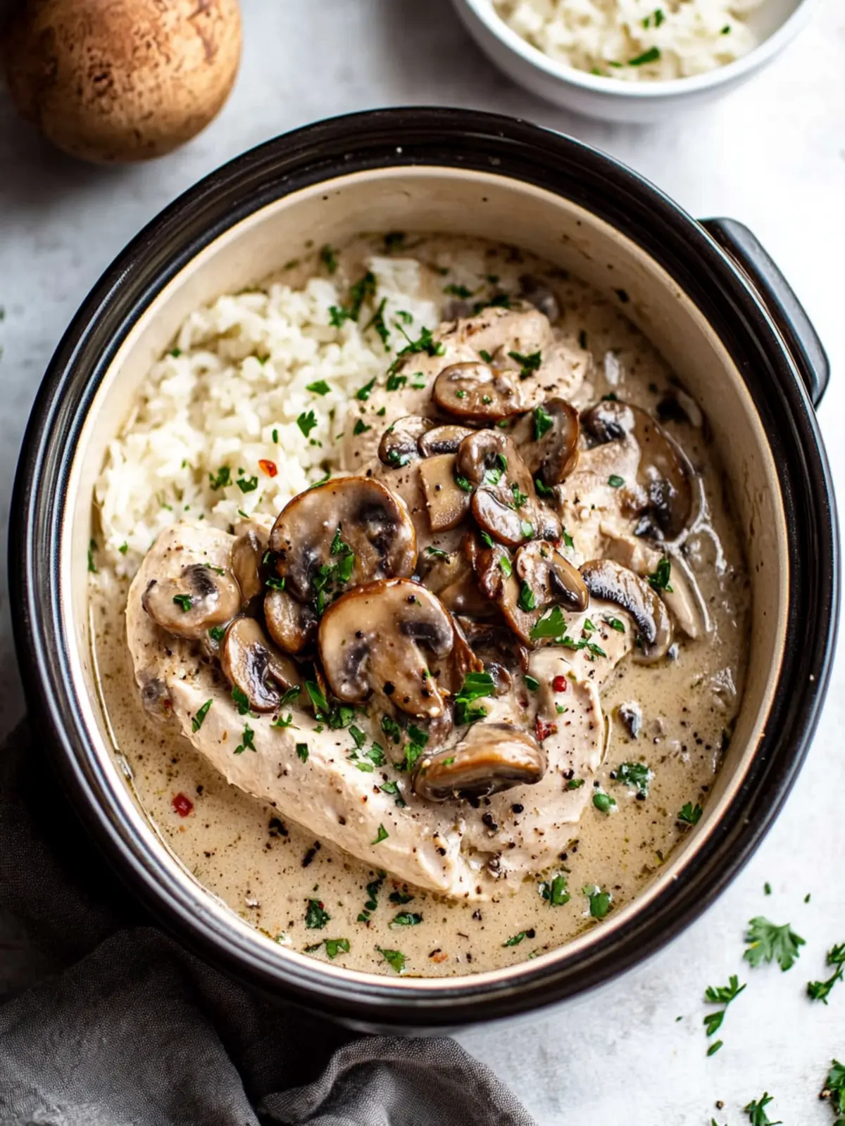 Savory Slow Cooker Mushroom Chicken for Effortless Comfort 2 Slow Cooker Mushroom Chicken