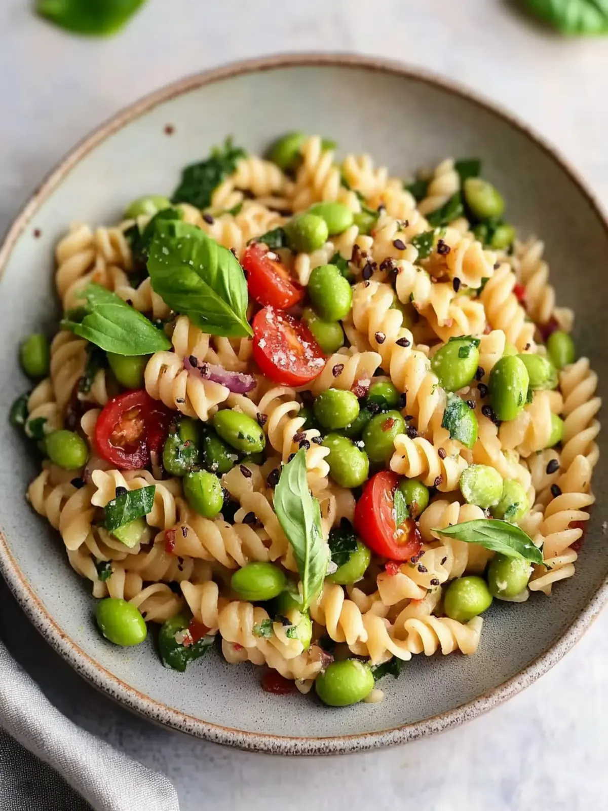 Healthy Vegan Edamame Pasta Salad for Quick Weeknight Meals 4 Healthy Vegan Edamame Pasta Salad