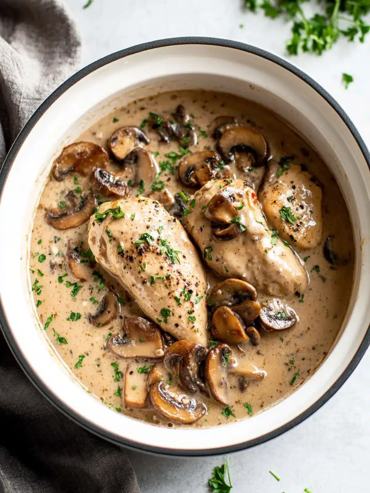 Savory Slow Cooker Mushroom Chicken for Effortless Comfort 4 Slow Cooker Mushroom Chicken