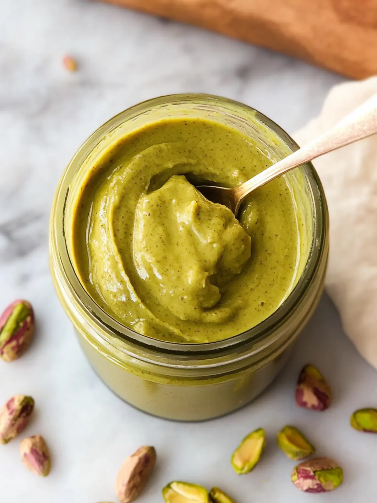 Creamy Homemade Pistachio Butter - Just 1 Ingredient Magic! 4 Homemade Pistachio Butter - With 1 Ingredient!