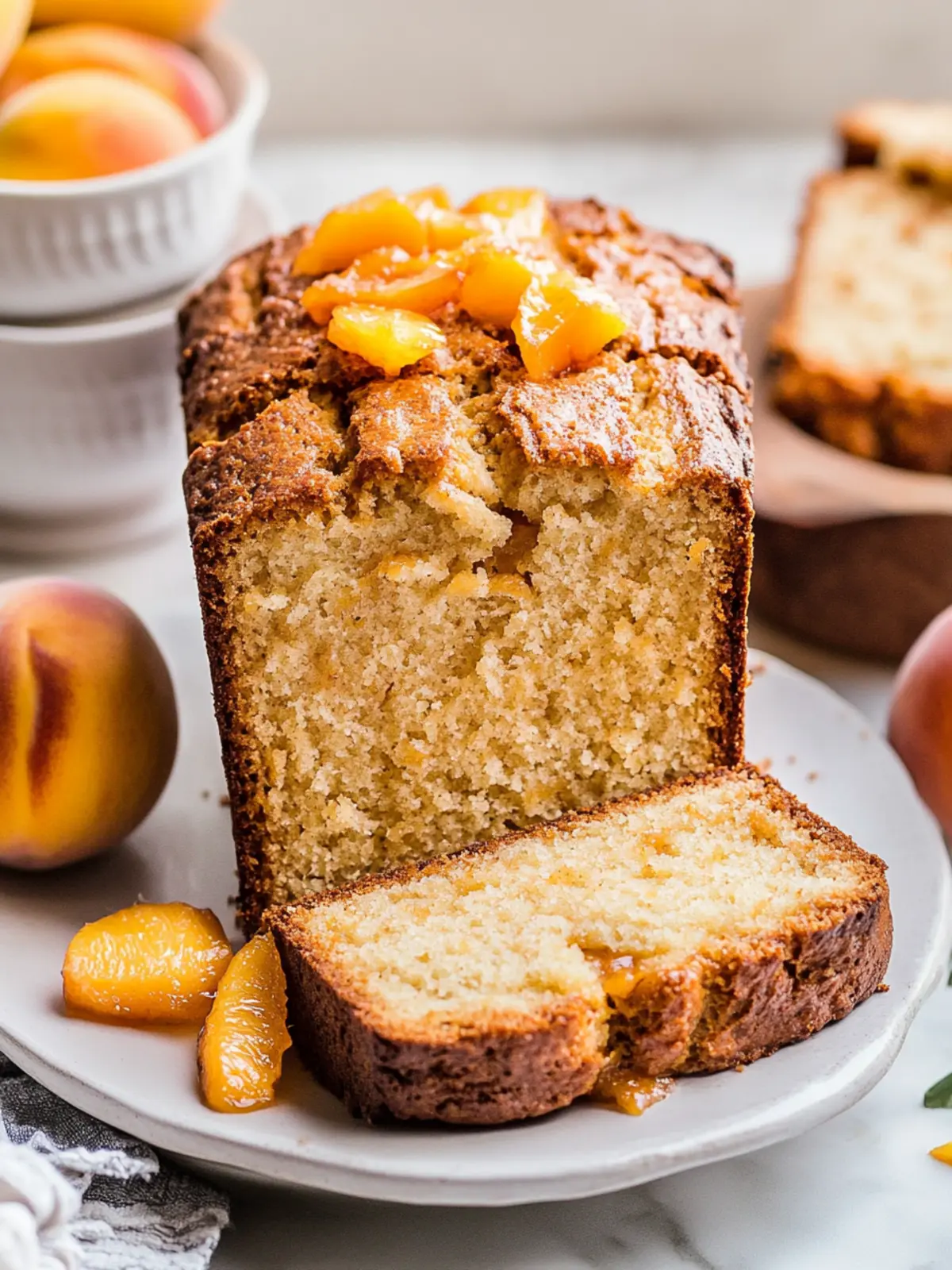 Southern Peach Bread to Sweeten Your Mornings at Home 3 Southern Peach Bread