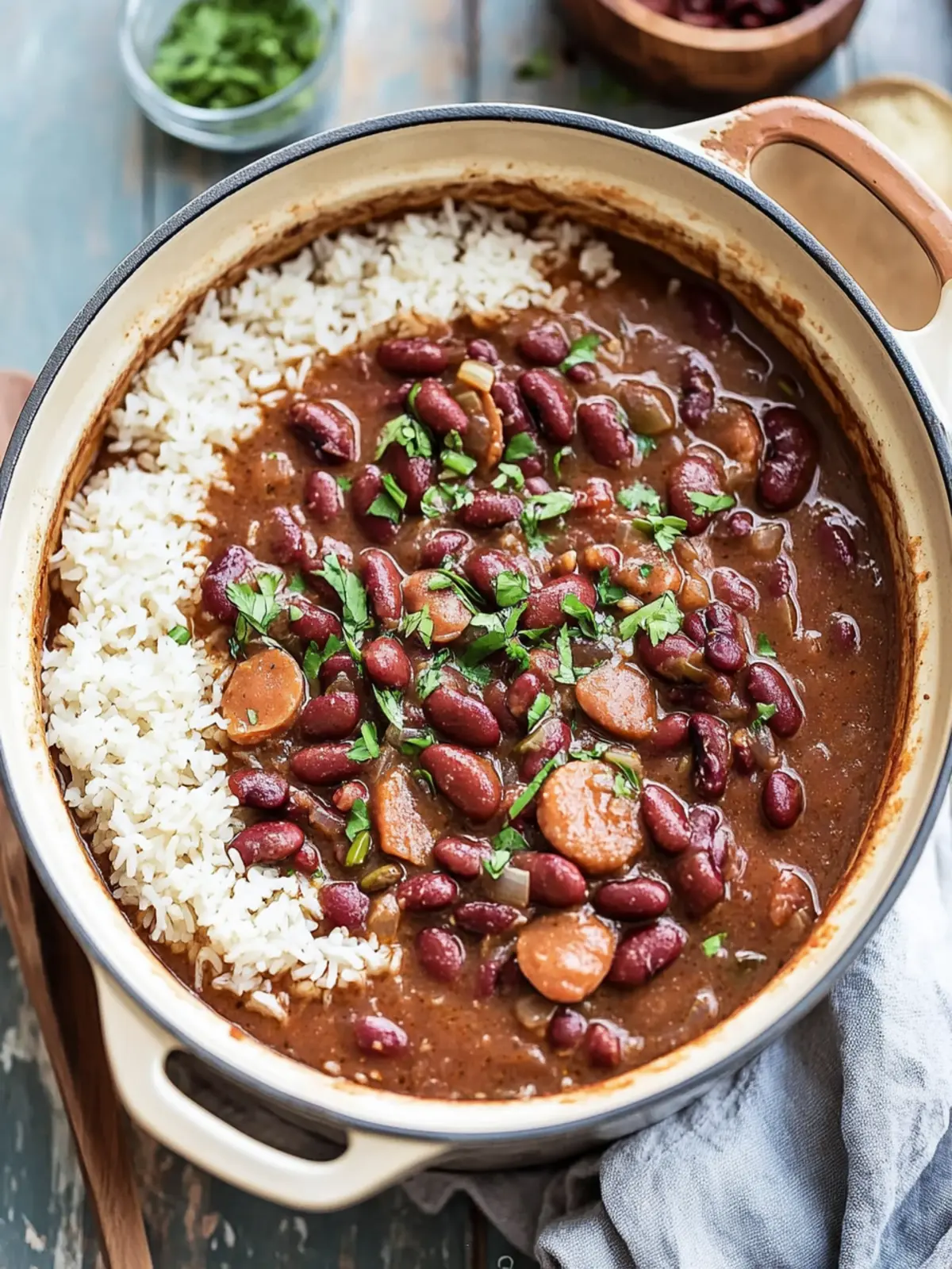 Savory Slow Cooker Cajun Red Beans and Rice You’ll Crave 5 Slow Cooker Cajun Red Beans and Rice
