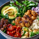 Spicy Chicken Nourish Bowl with Flavor-Packed Couscous Delight 10 Spicy Chicken Nourish Bowl
