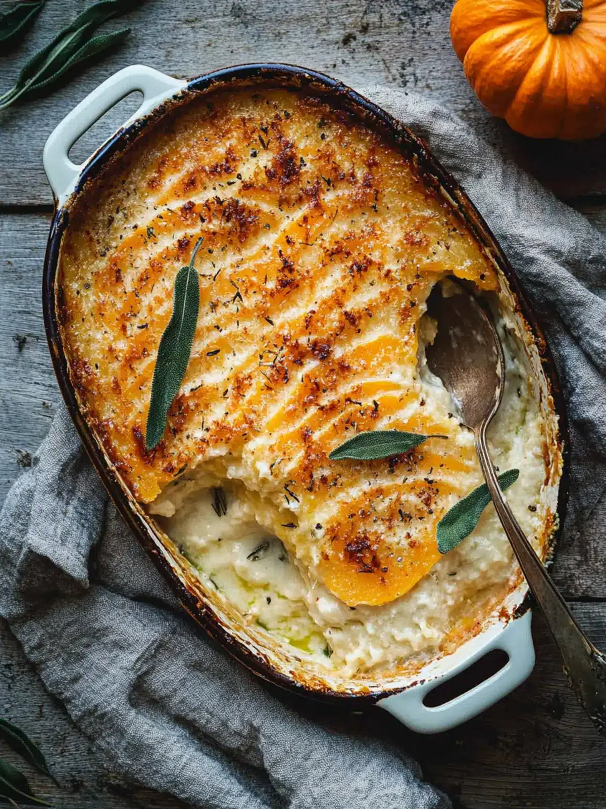 Savory Sage Butternut Squash Gratin for Cozy Nights 4 Sage Butternut Squash Gratin