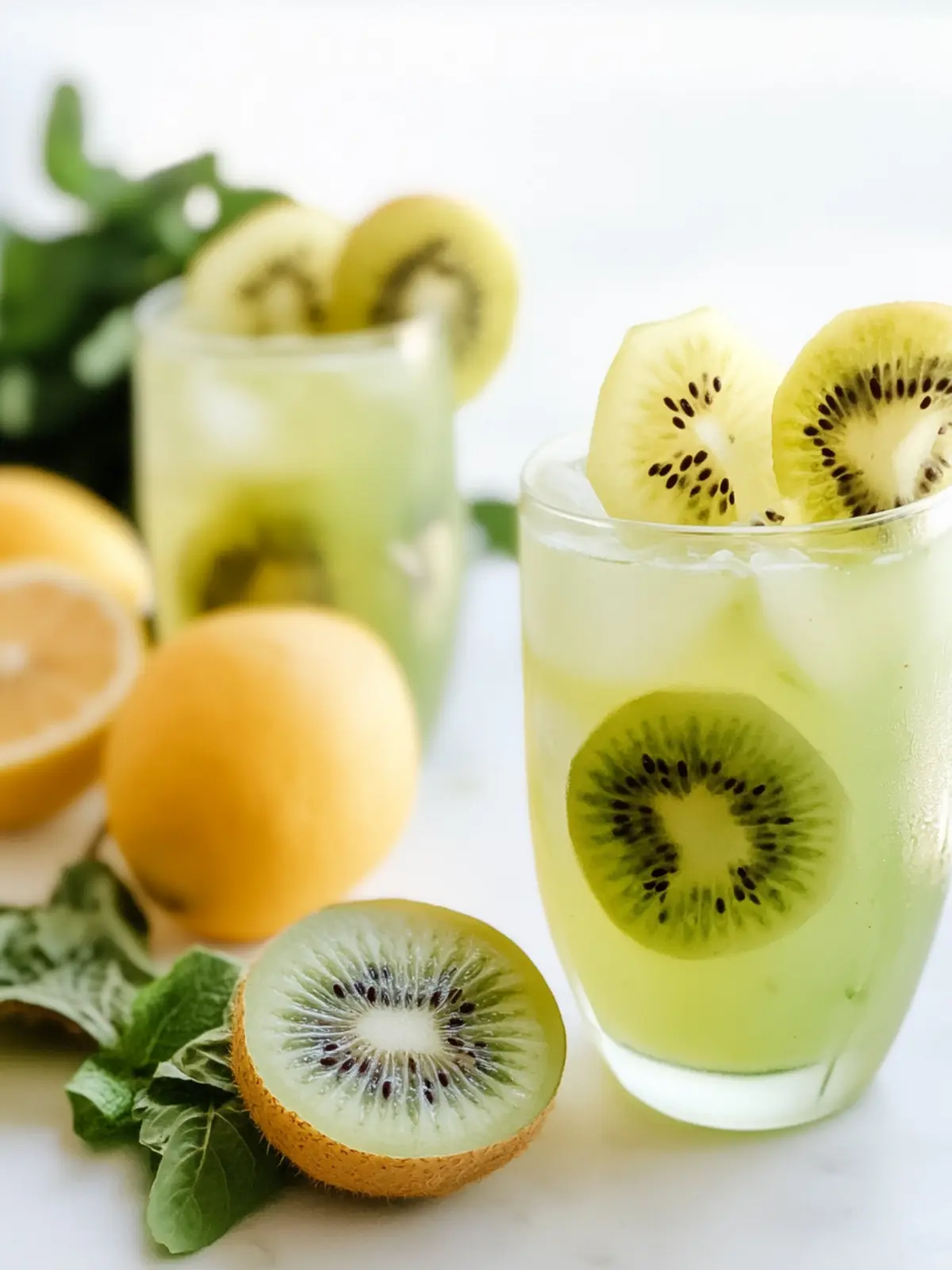 Refreshing Fresh & Sweet Kiwi Lemonade Recipe You’ll Love 2 Fresh & Sweet Kiwi Lemonade
