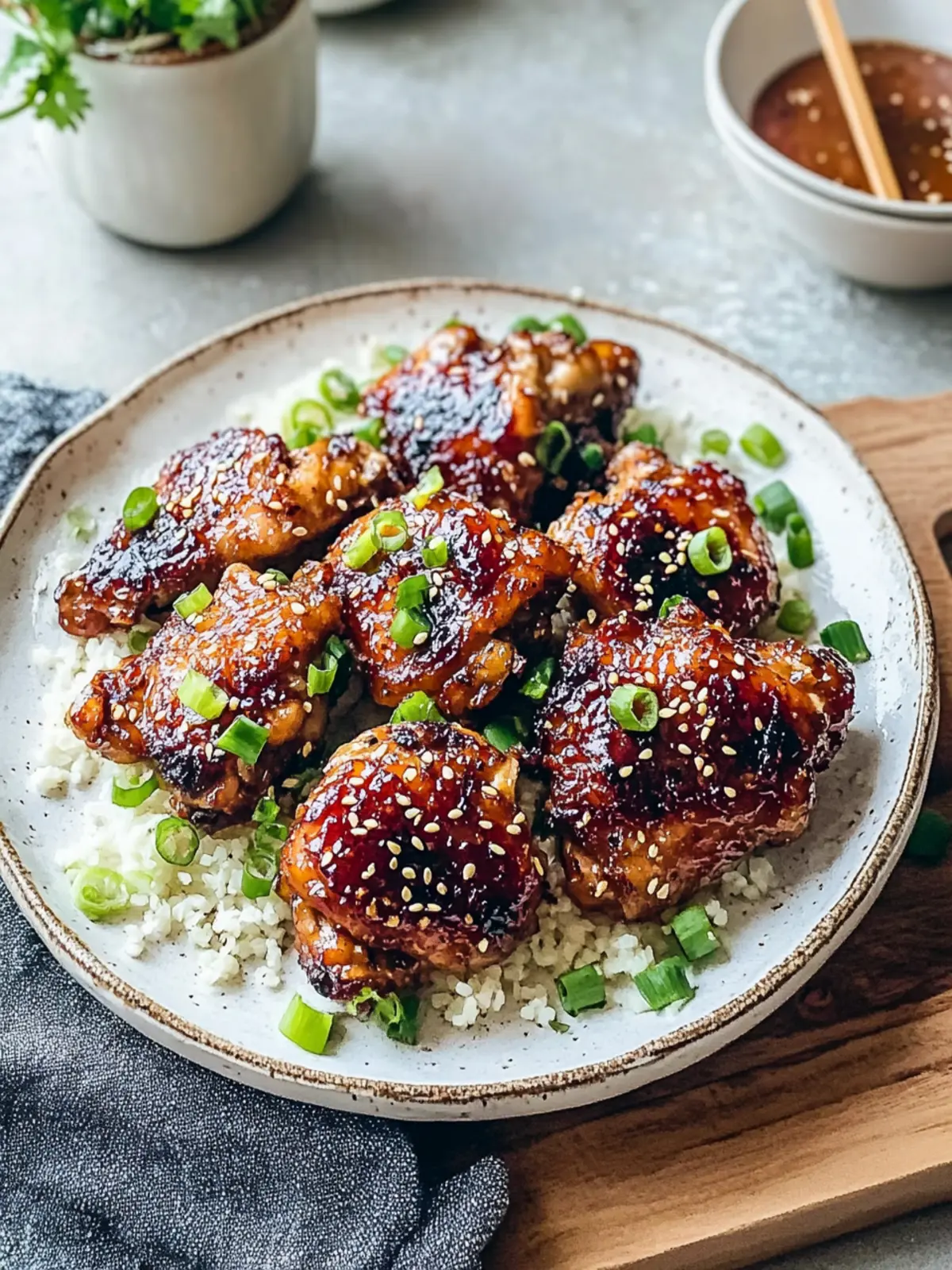 Korean Soy Garlic Chicken Thighs: Crispy Goodness Awaits 3 Korean Soy Garlic Chicken Thighs
