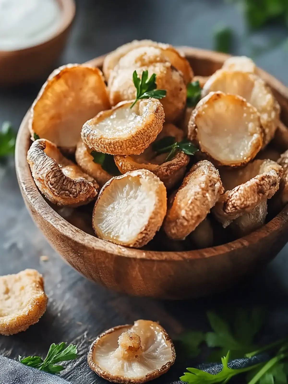 Crispy Fried Mushrooms: The Perfect Vegan Appetizer Delight 5 Crispy Fried Mushrooms