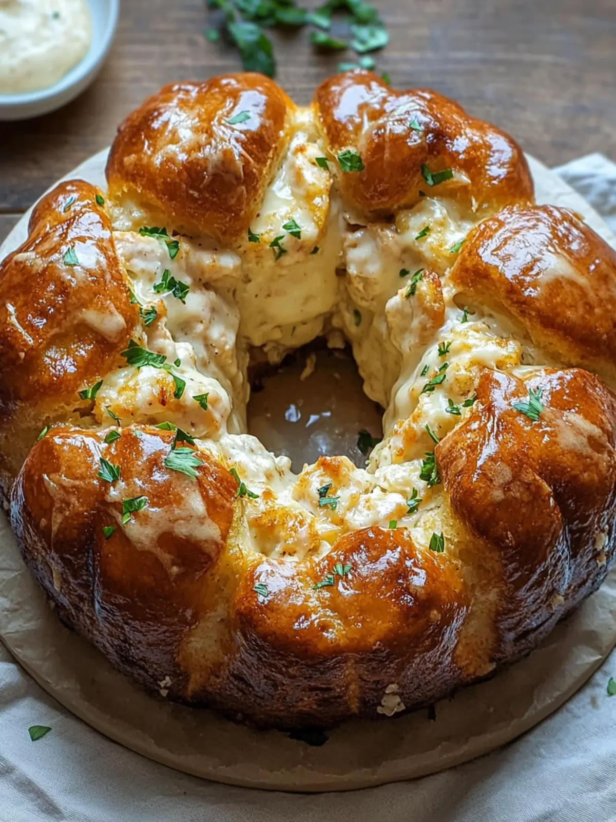 Irresistible Chicken Alfredo Monkey Bread for Cozy Nights 4 Chicken Alfredo Monkey Bread