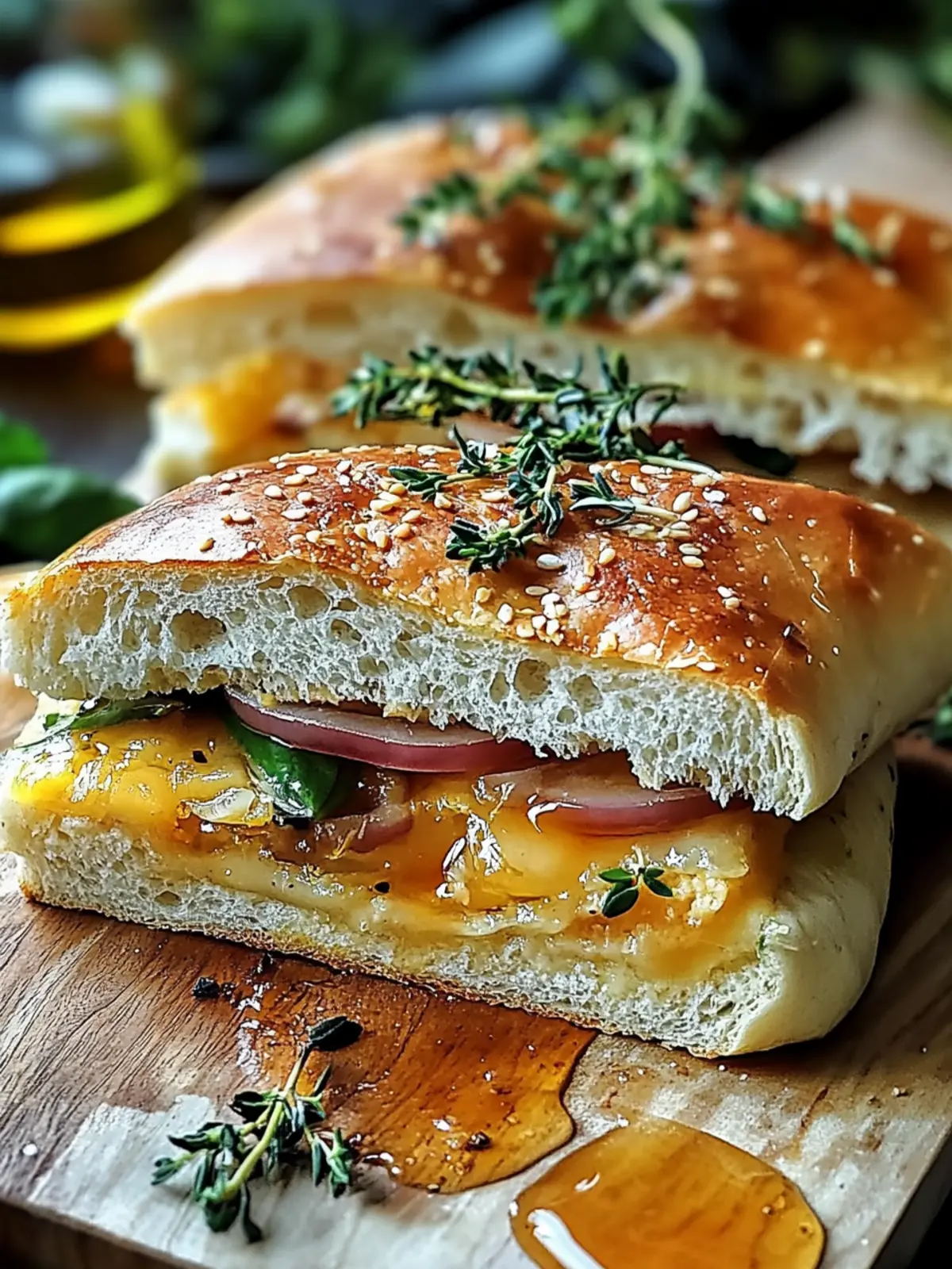 Focaccia Sandwiches with Hot Honey: Gourmet Picnic Perfection 5 Focaccia Sandwiches with Hot Honey for Gourmet Picnics