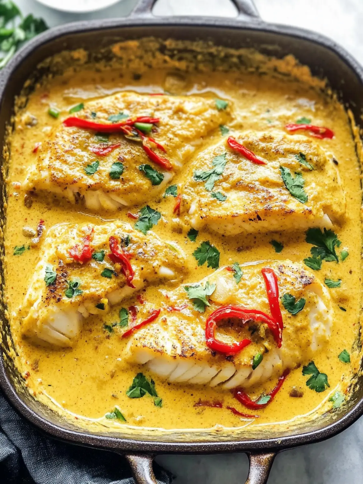 Elevate Dinner with Coconut Curry Baked Cod Delight 4 Coconut Curry Baked Cod