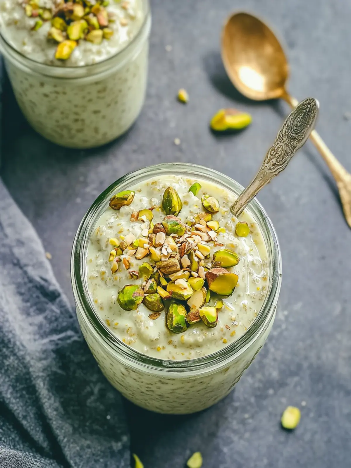 Creamy Pistachio Pudding Overnight Oats for Joyful Mornings 4 Creamy Pistachio Pudding Overnight Oats