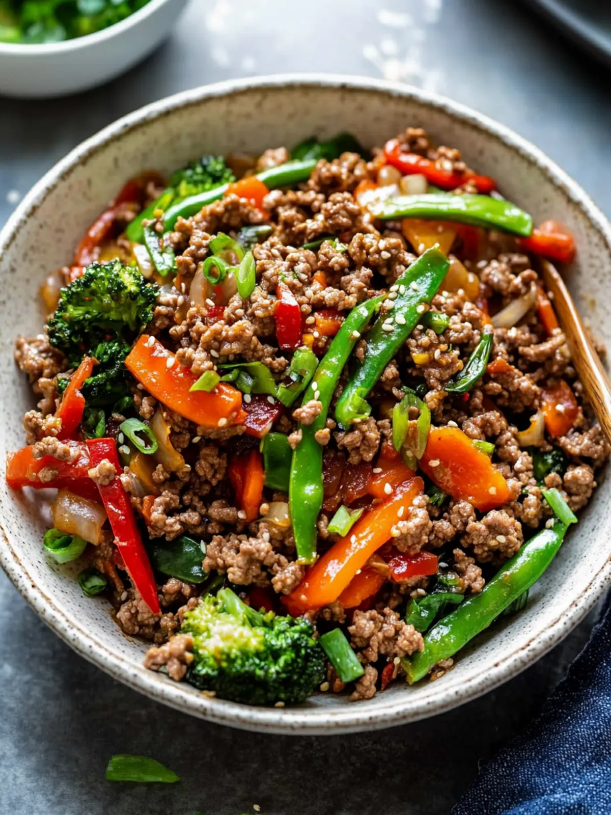 Savory Ground Beef Stir Fry {Paleo, Whole30} in 20 Minutes 4 Ground Beef Stir Fry {Paleo, Whole30}