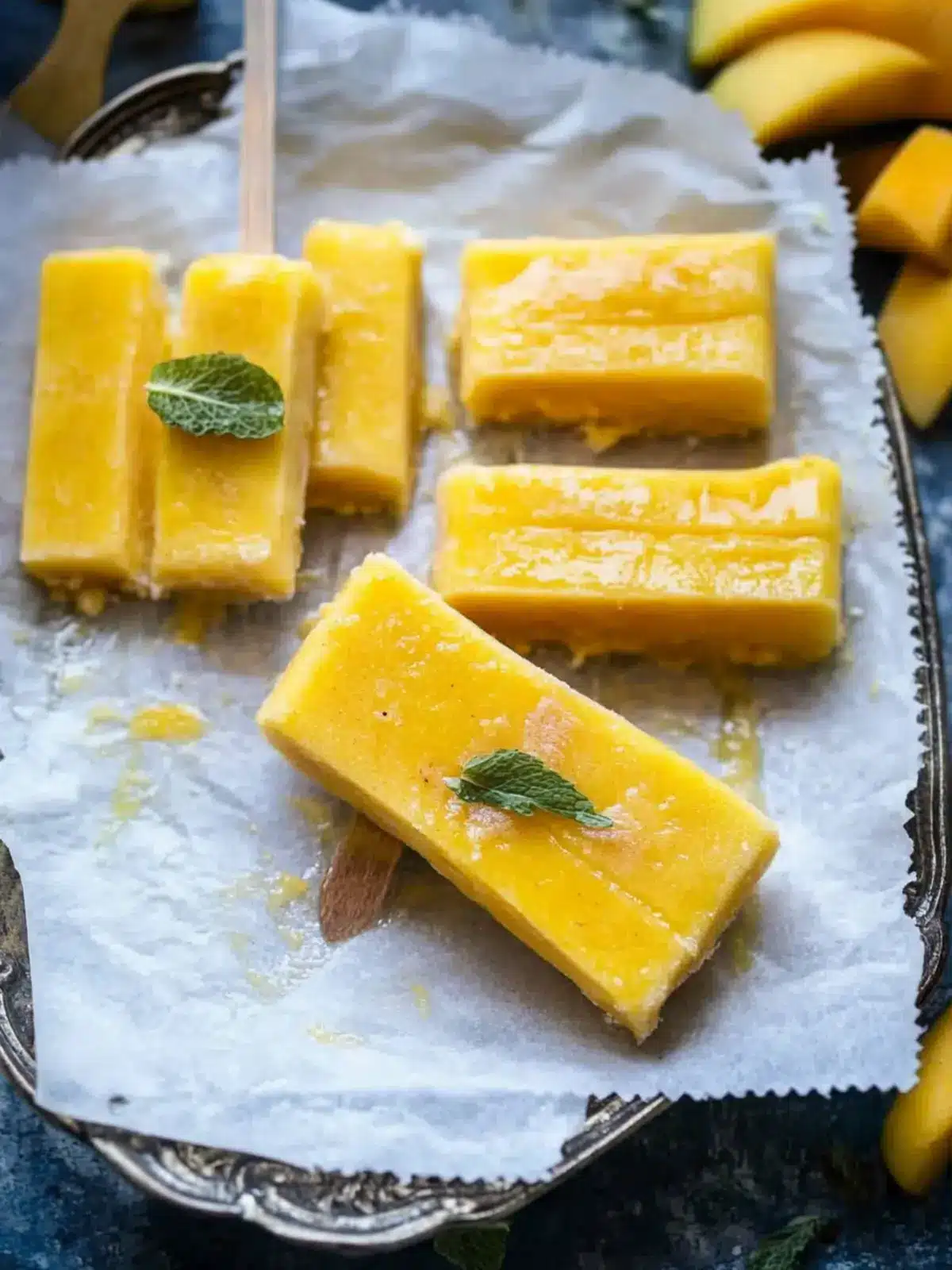 Delightful Frozen Mango Yogurt Bars You’ll Crave All Summer 2 Frozen Mango Yogurt Bars