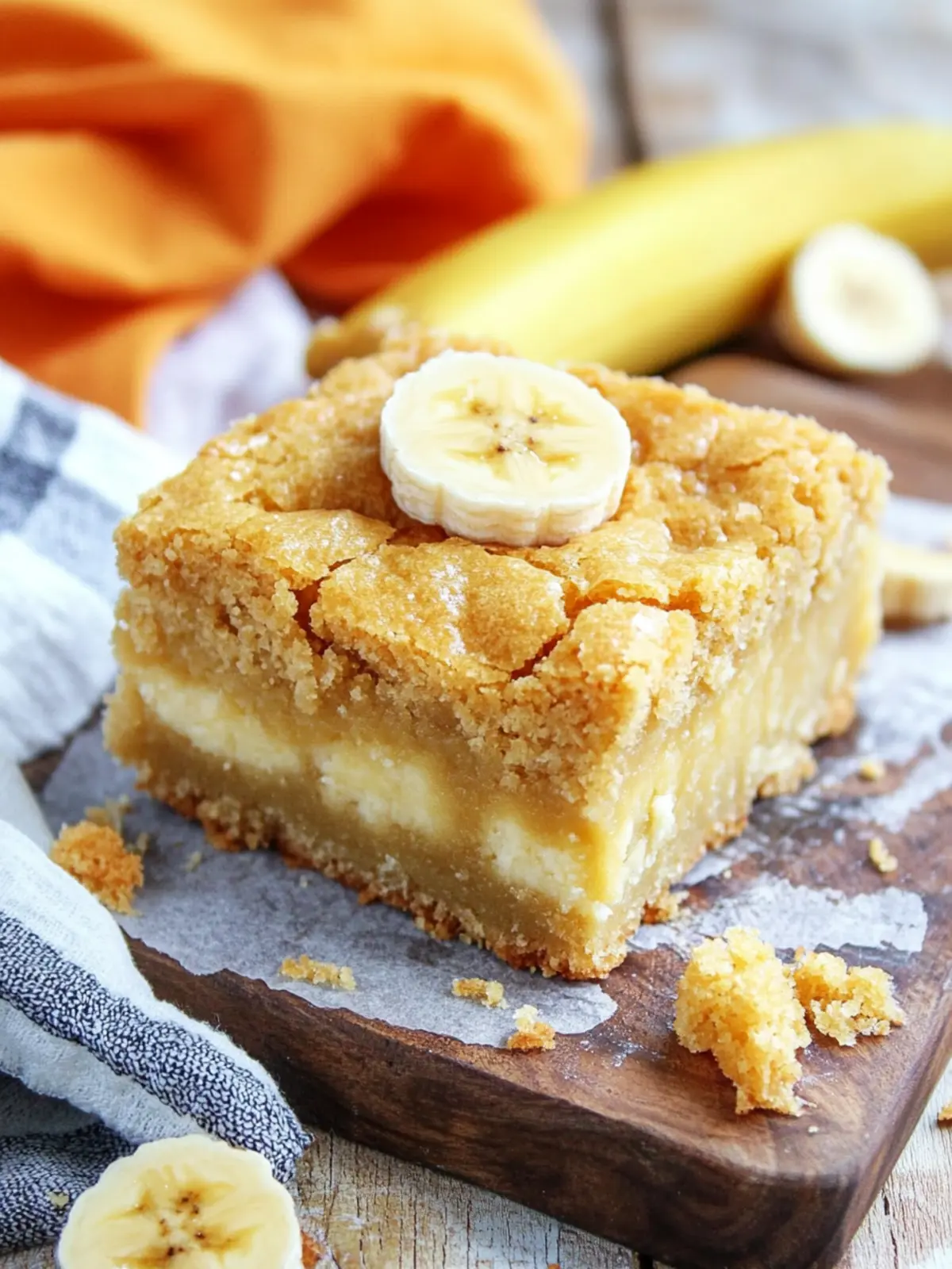 Decadent Banana Blondies Loaded with Sweet Chocolate Bliss 3 Banana Blondies