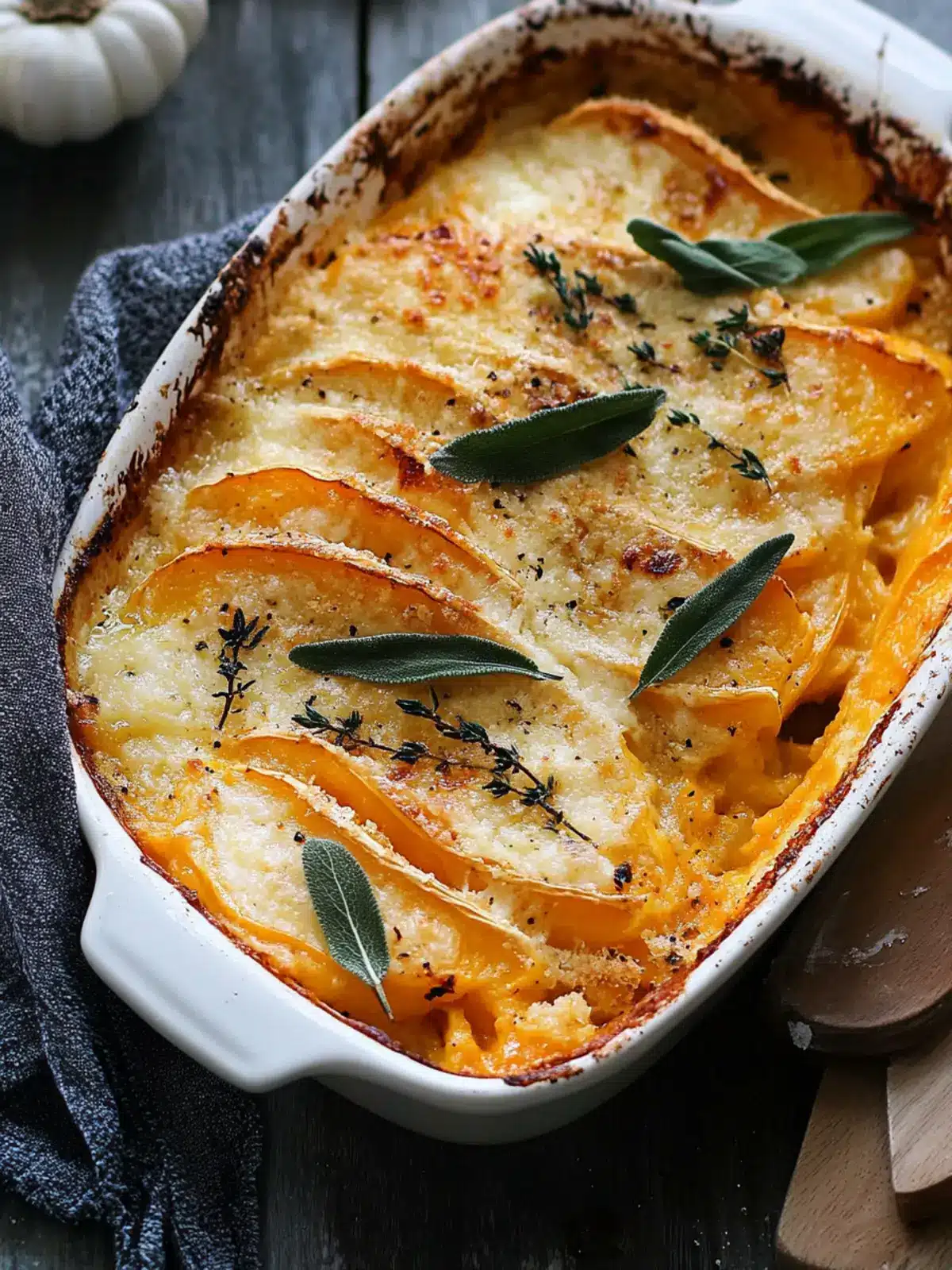 Savory Sage Butternut Squash Gratin for Cozy Nights 2 Sage Butternut Squash Gratin
