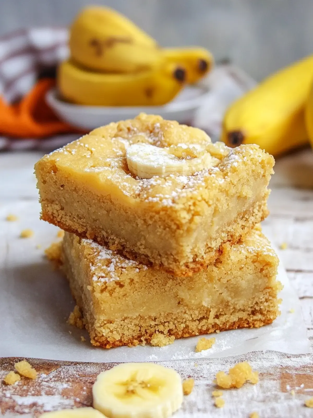 Decadent Banana Blondies Loaded with Sweet Chocolate Bliss 2 Banana Blondies