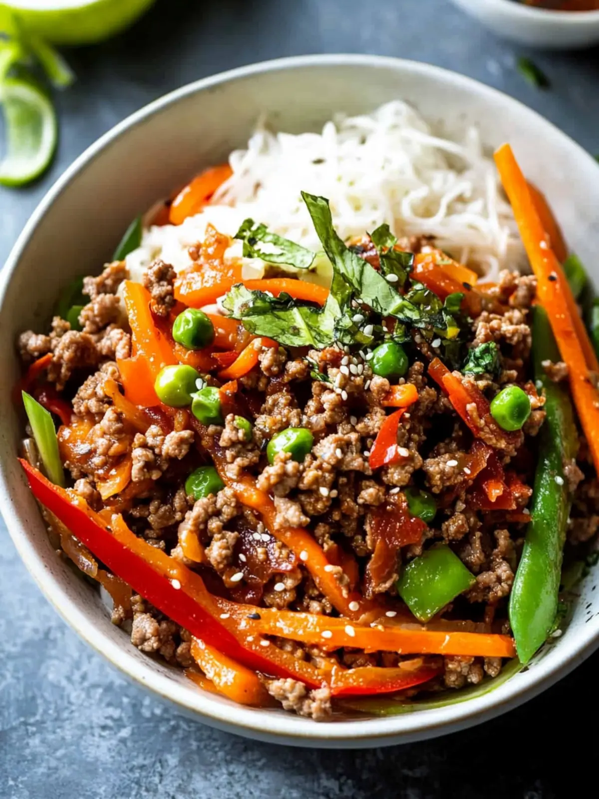 Savory Ground Beef Stir Fry {Paleo, Whole30} in 20 Minutes 5 Ground Beef Stir Fry {Paleo, Whole30}