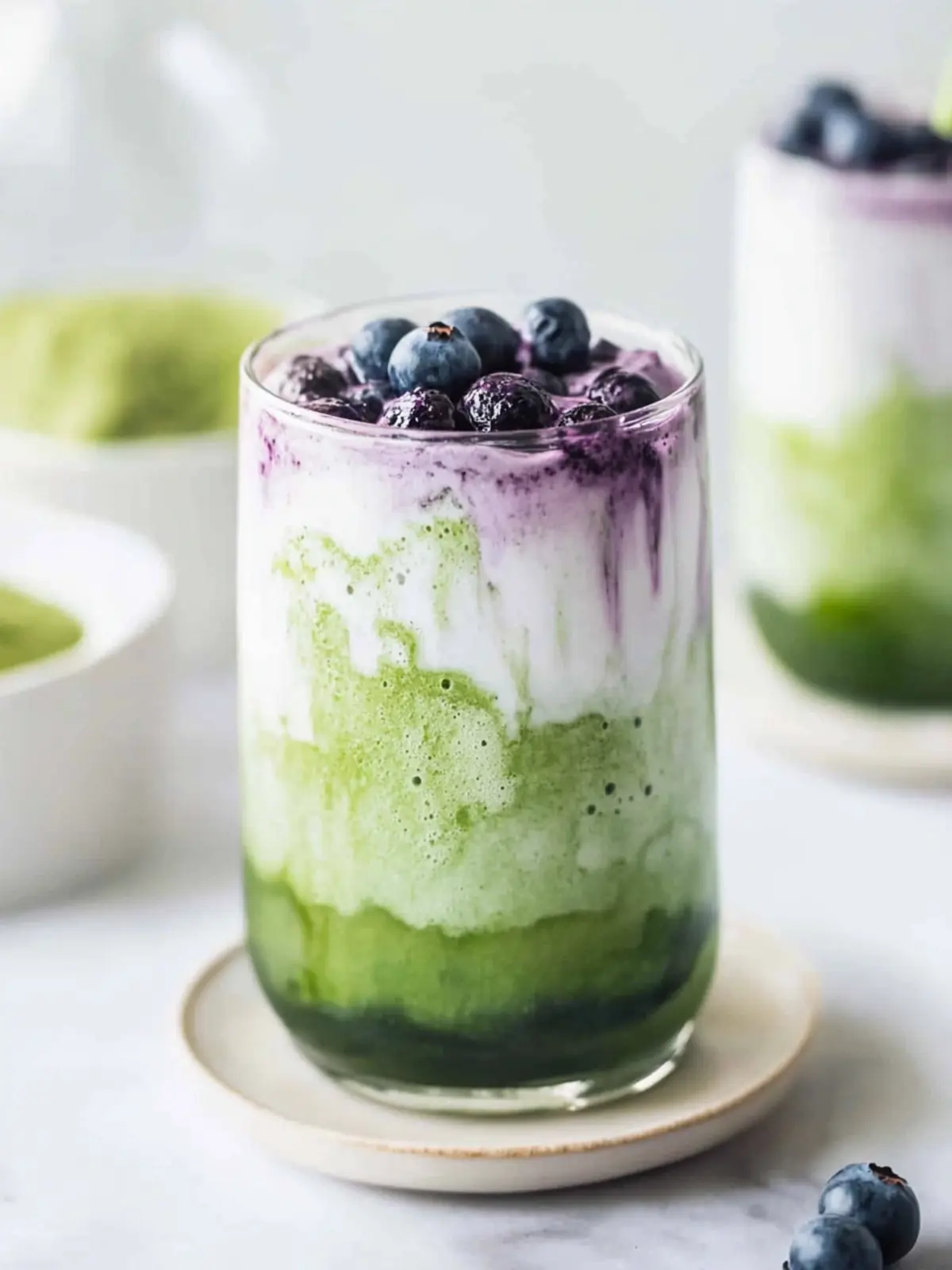 Delicious Blueberry Matcha Latte for a Refreshing Twist 4 Blueberry Matcha Latte