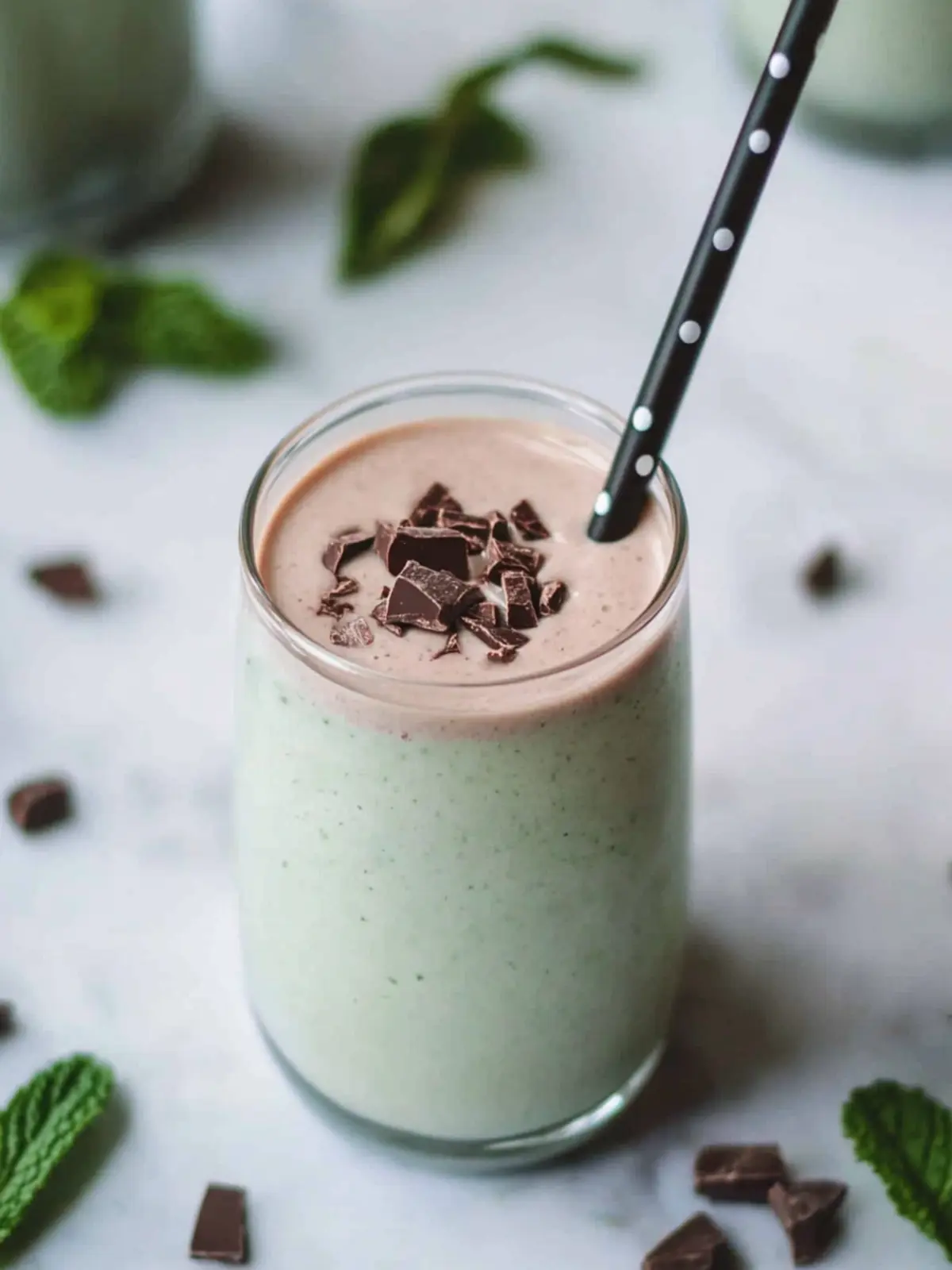 Dairy Free Mint Chocolate Smoothie for a Guilt-Free Treat 2 Dairy Free Mint Chocolate Smoothie