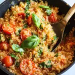 Easy Tomato & Basil Quinoa Risotto You’ll Love in 10 Minutes 7 Easy Tomato & Basil Quinoa Risotto