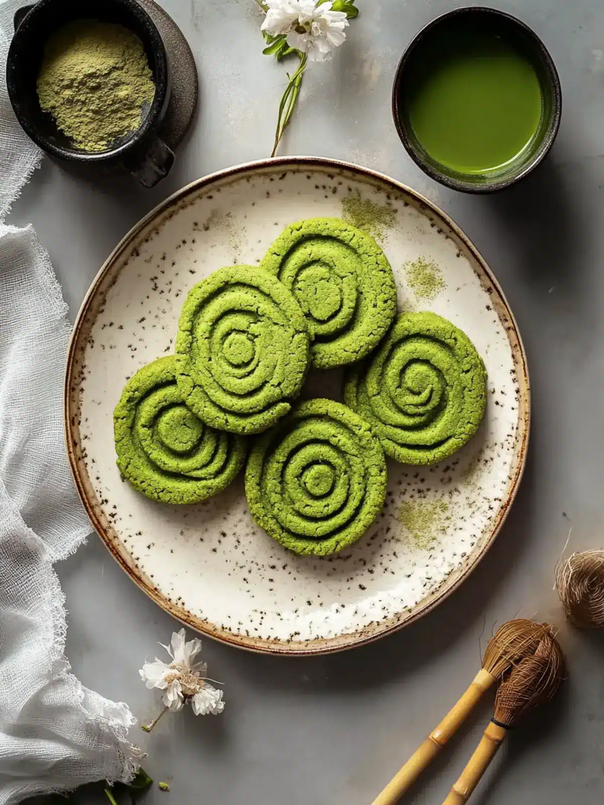 Irresistibly Soft Matcha Butter Cookies That WOW! 4 Matcha Butter Cookies