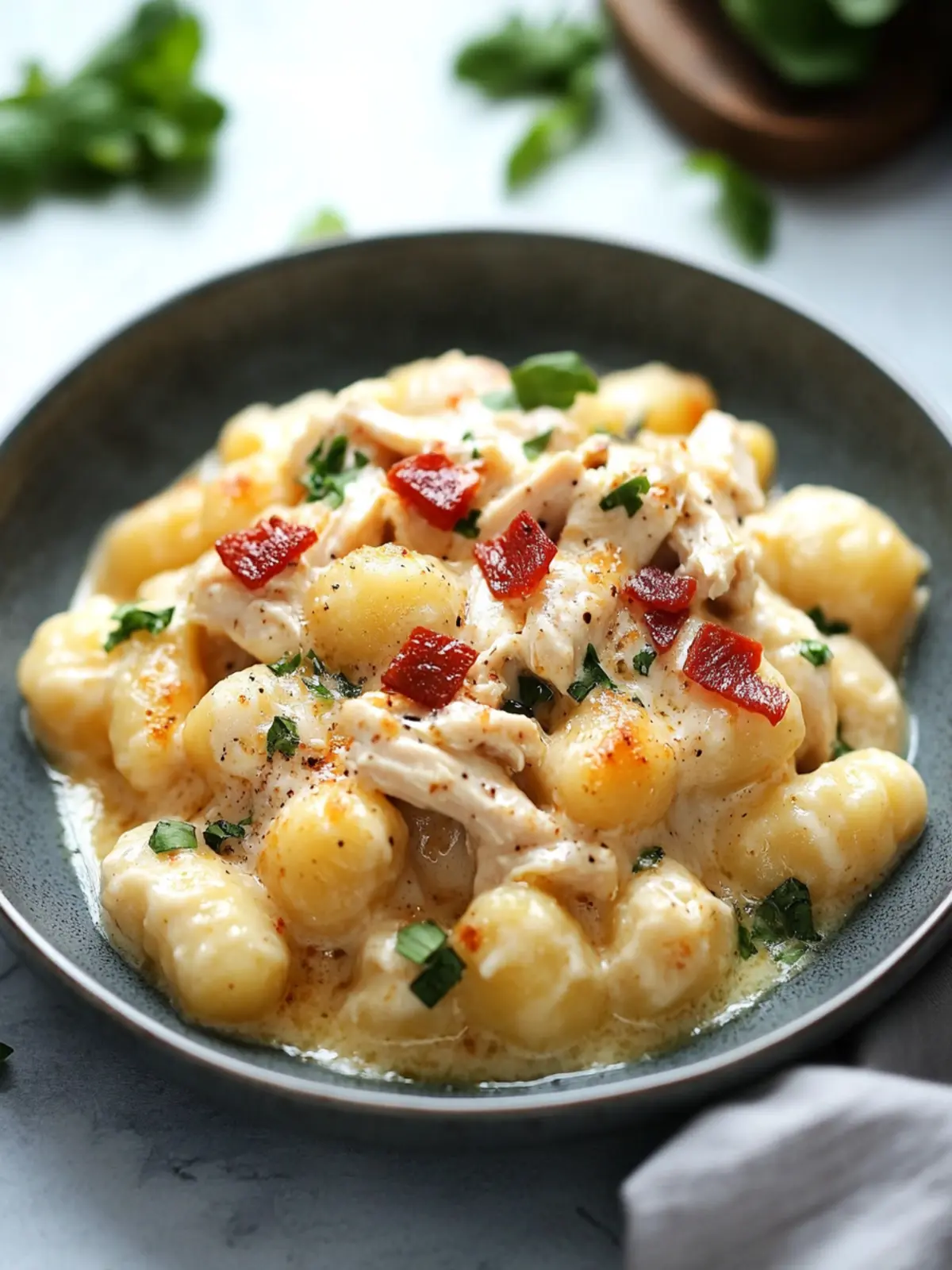 Creamy Crack Chicken Gnocchi: Comfort Food Made Easy 4 Creamy Crack Chicken Gnocchi