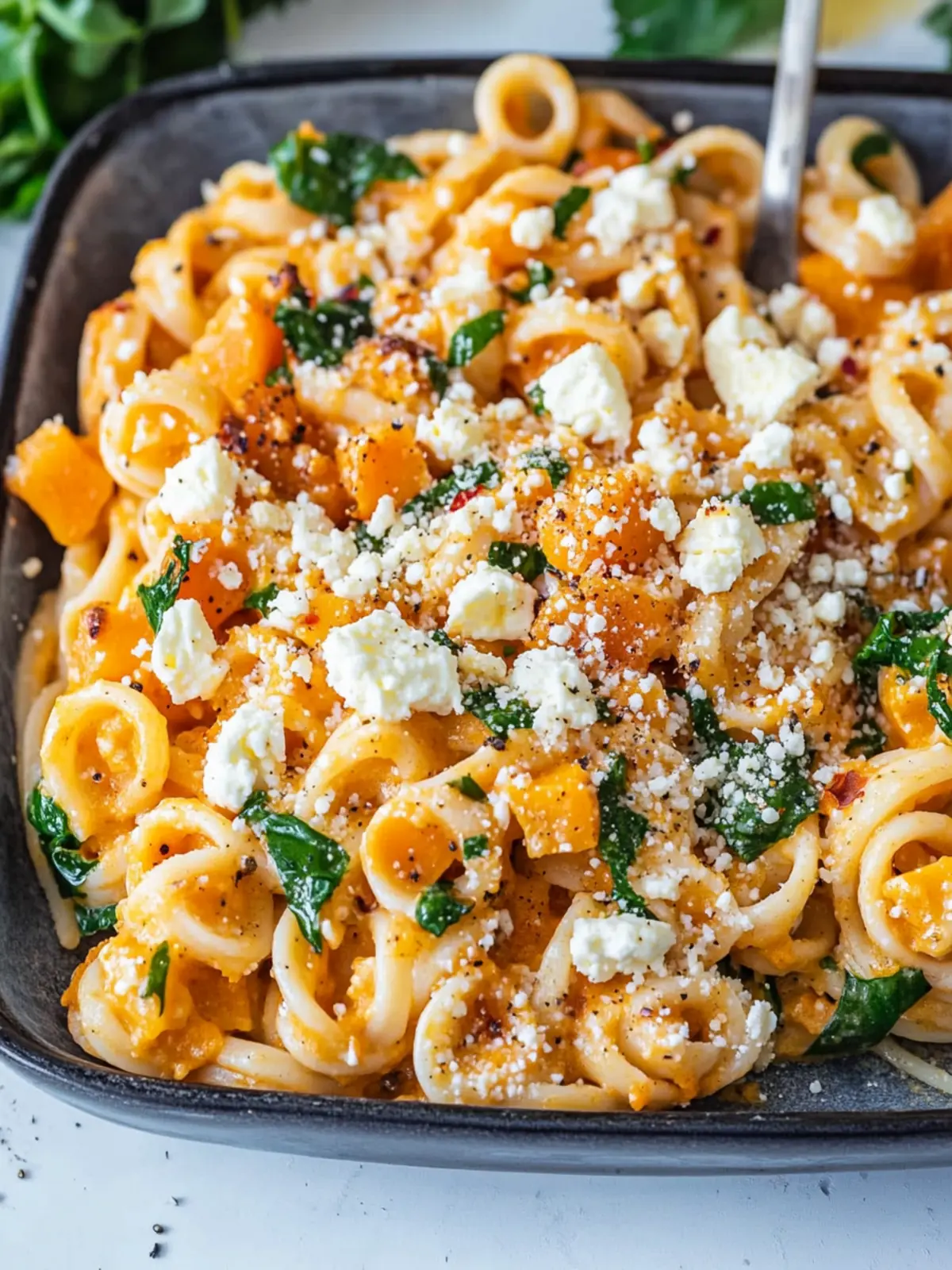Creamy Pumpkin Feta Pasta That Will Wow Your Taste Buds 2 Pumpkin Feta Pasta