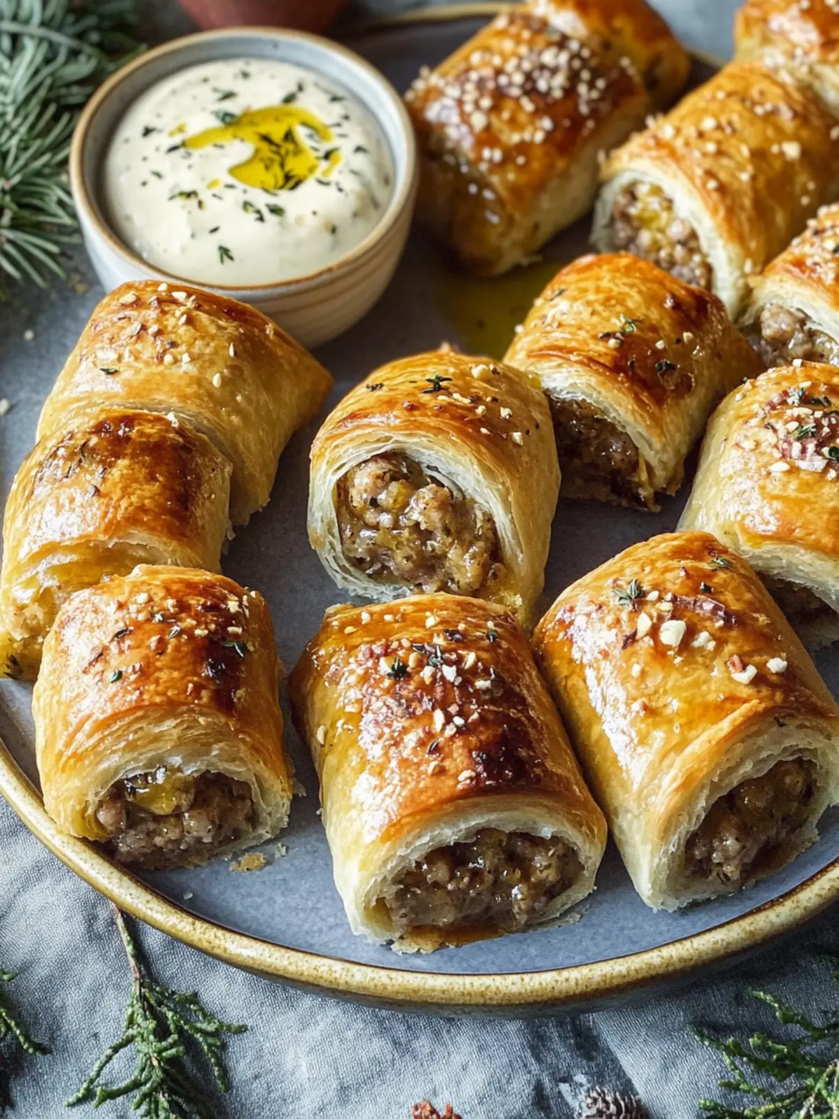 Irresistible Easy Sausage Rolls with Honey & Mustard Bliss 4 Easy Sausage Rolls with Honey & Mustard