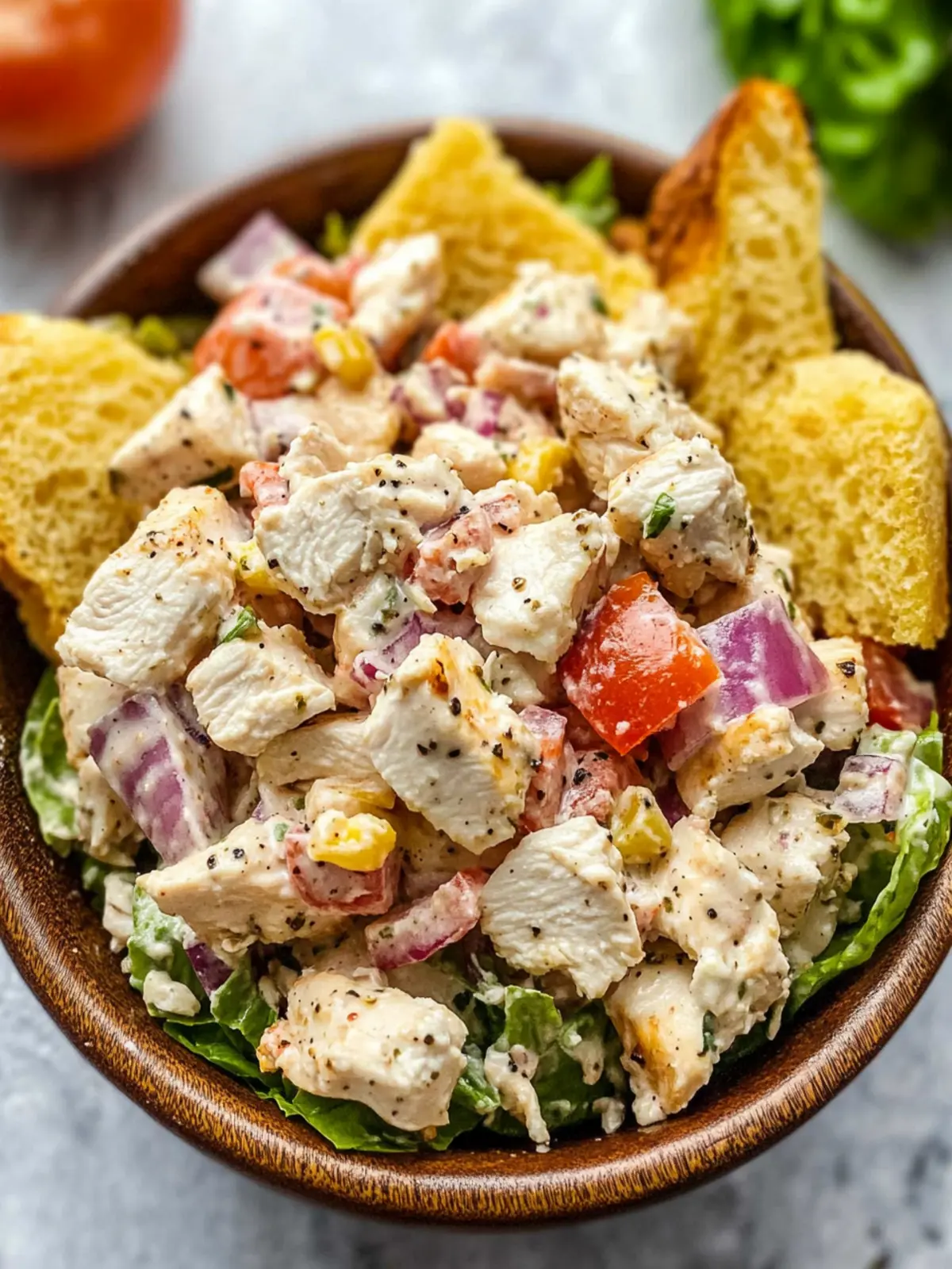 Italian Grinder Chicken Salad: Flavor-Packed Homemade Joy 2 Italian Grinder Chicken Salad