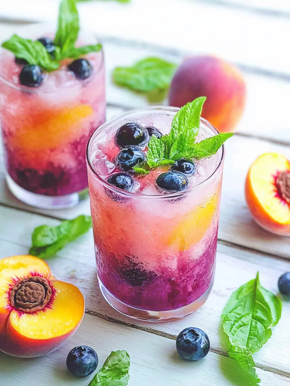 Blueberry and Peach Vodka Spritzer Perfect for Summer Sips 4 Blueberry and Peach Vodka Spritzer