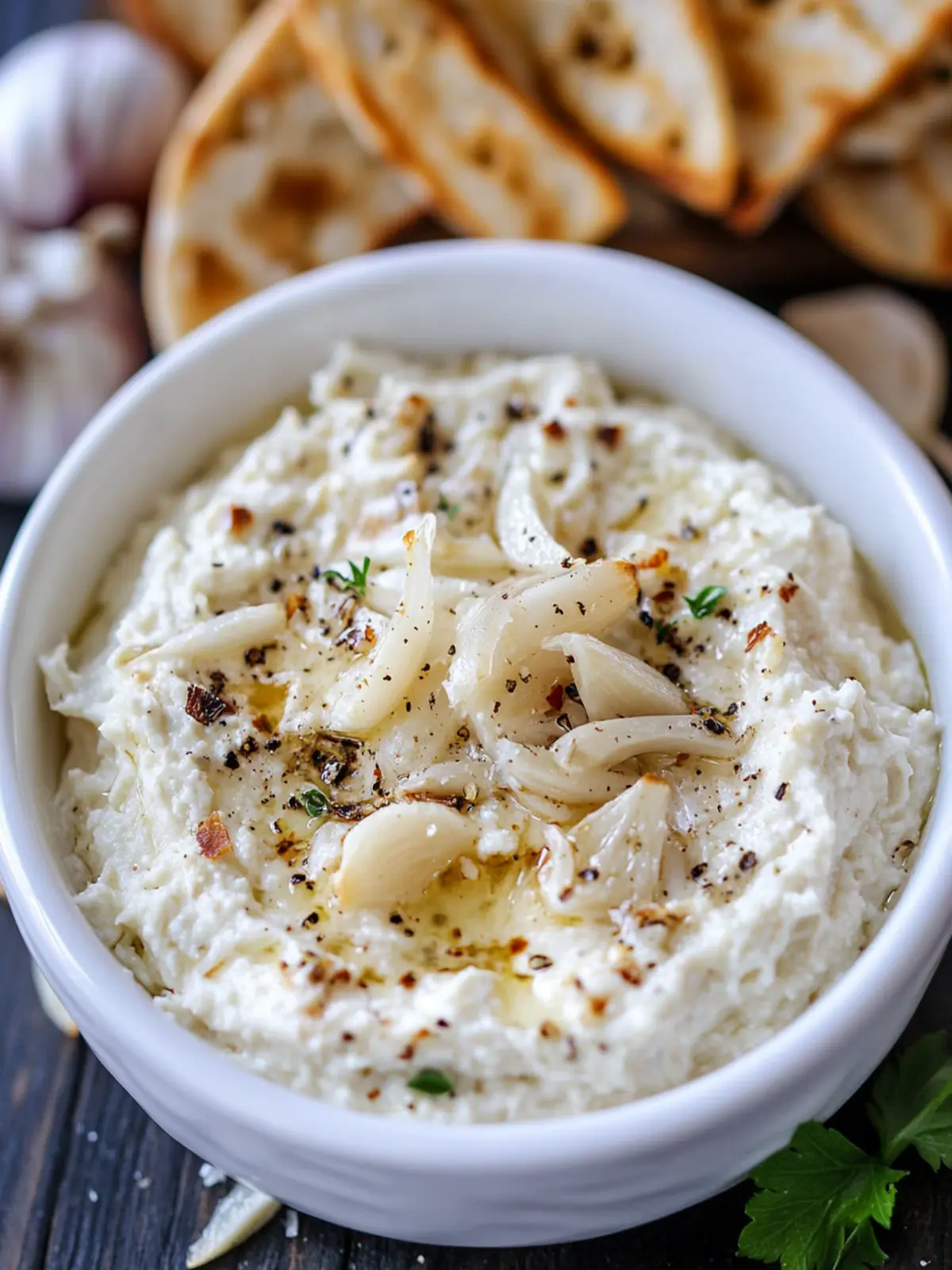 Savory Roasted Garlic Dip Recipe That's Perfect for Sharing 2 Roasted Garlic Dip Recipe