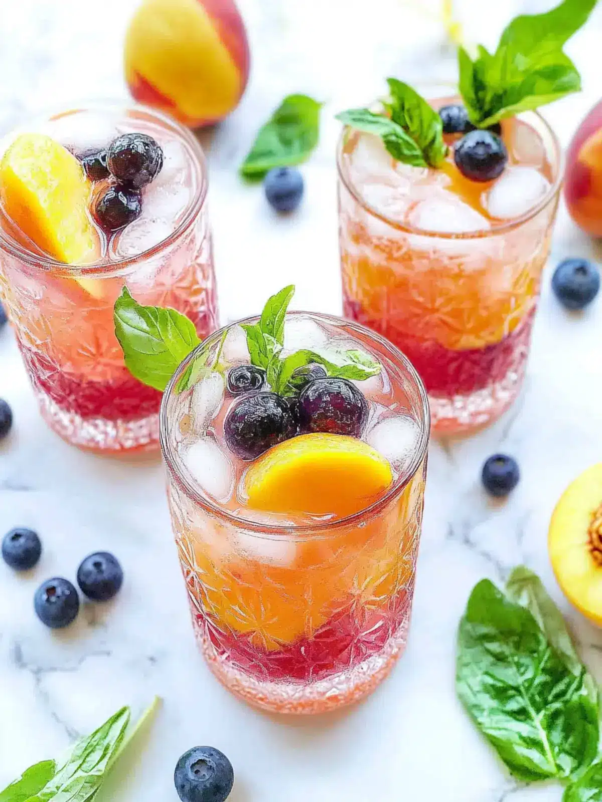 Blueberry and Peach Vodka Spritzer Perfect for Summer Sips 5 Blueberry and Peach Vodka Spritzer