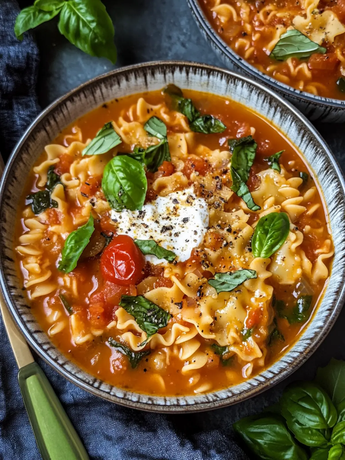 Vegan Lasagna Soup: Comfort in a Bowl for Cozy Nights 2 Vegan Lasagna Soup