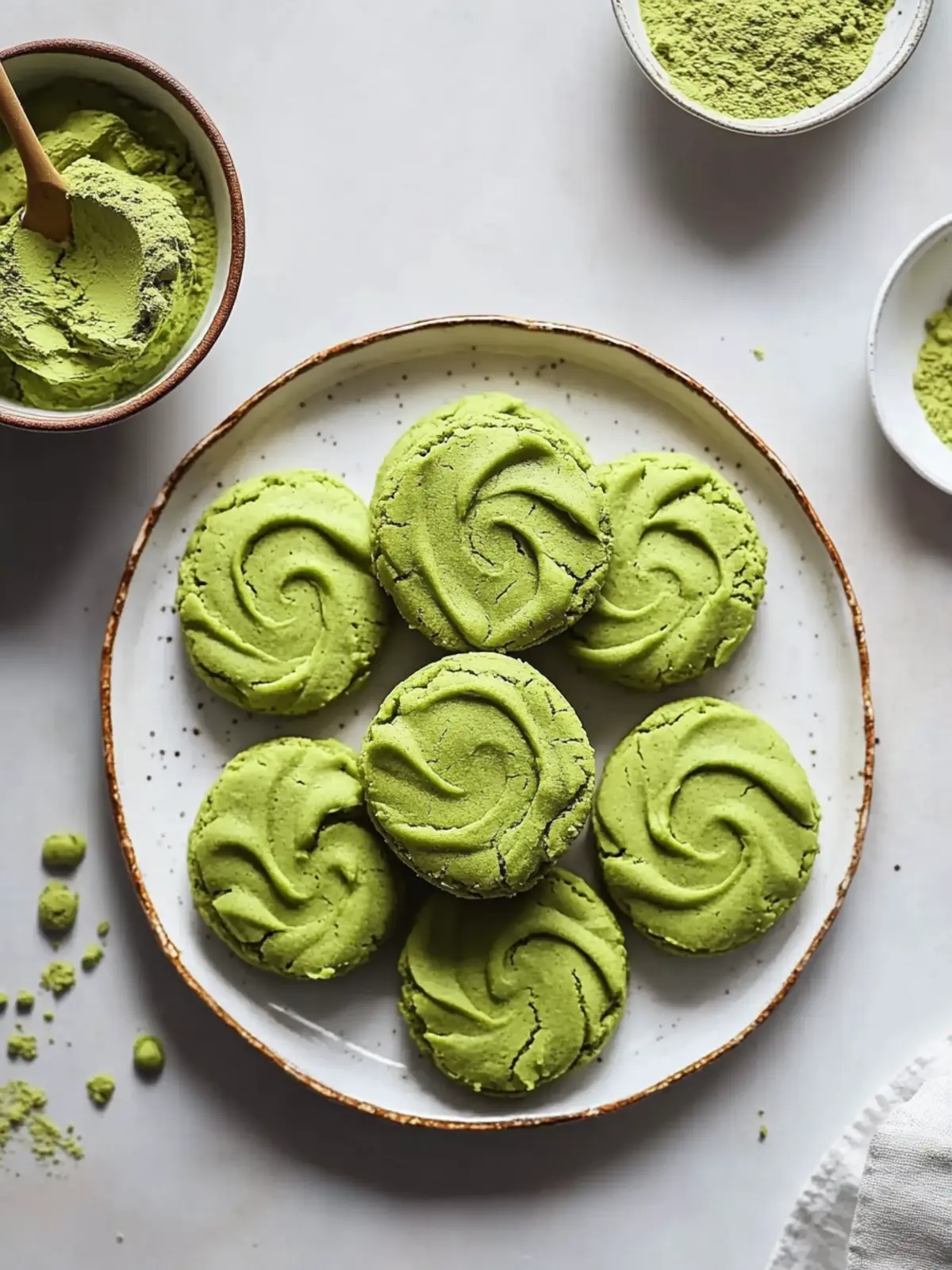 Irresistibly Soft Matcha Butter Cookies That WOW! 2 Matcha Butter Cookies
