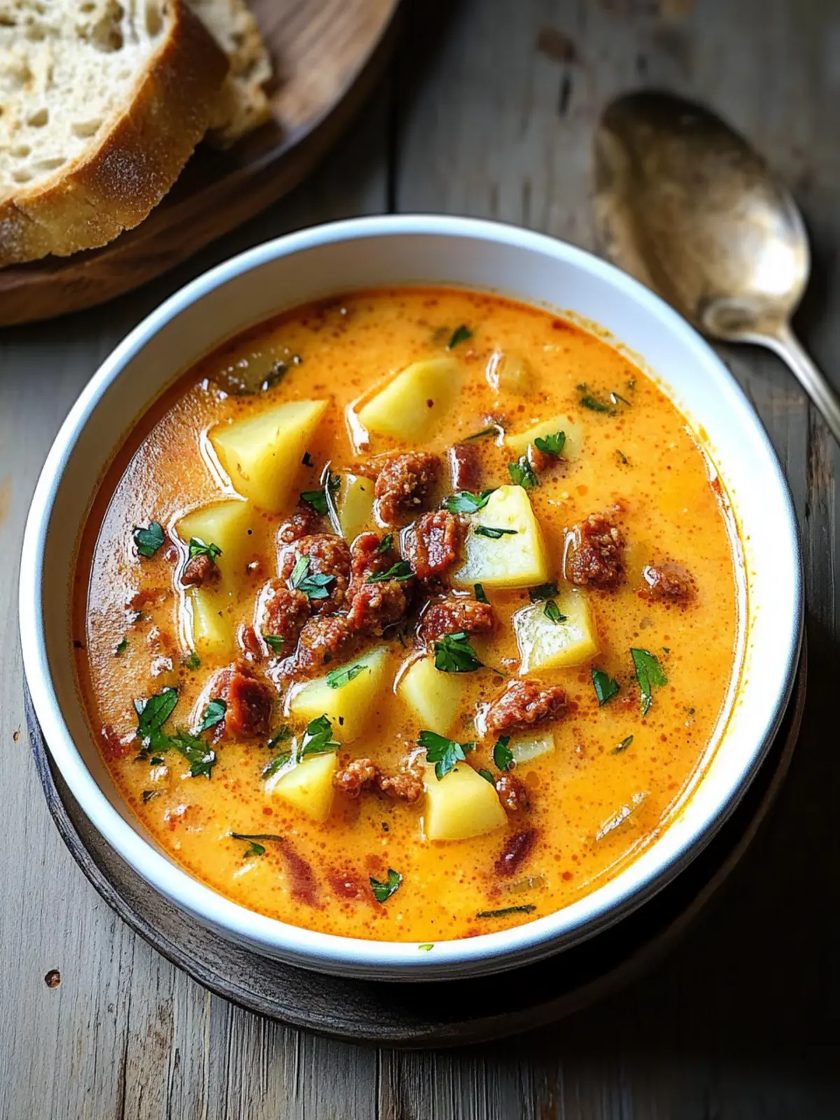 Spanish Potato Soup with Chorizo: Warm Up with Flavor! 5 Spanish Potato Soup with Chorizo