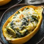 Spinach and Artichoke Stuffed Spaghetti Squash Delight 6 Spinach and Artichoke Stuffed Spaghetti Squash