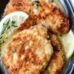 Crispy Chicken Cutlets with Zesty White Wine Sauce Delight 8 Crispy Chicken Cutlets
