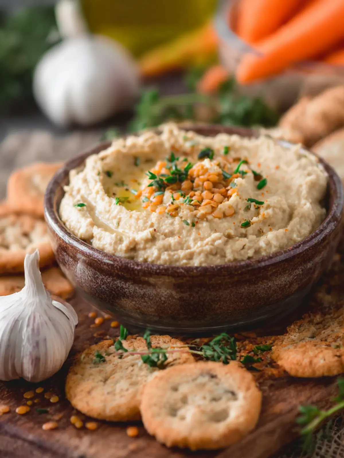 Irresistible Roasted Garlic Lentil Dip You’ll Love to Make 5 Roasted Garlic Lentil Dip