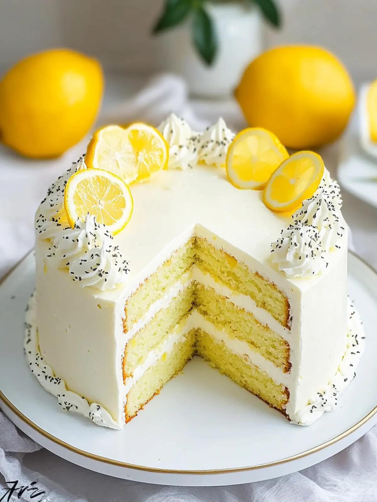 Moist & Fluffy Easy Lemon Birthday Cake Recipe to Savor 3 Easy Lemon Birthday Cake Recipe (Moist & Fluffy)