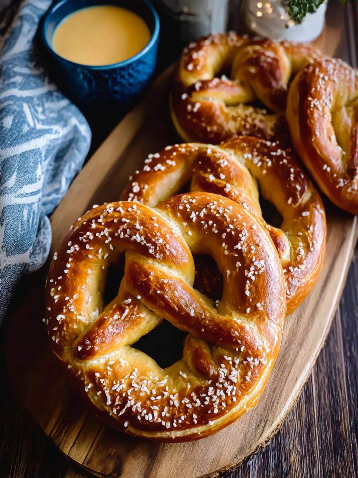 Irresistibly Easy Homemade Soft Pretzels Recipe with Cheese Dip 4 Easy Homemade Soft Pretzels Recipe