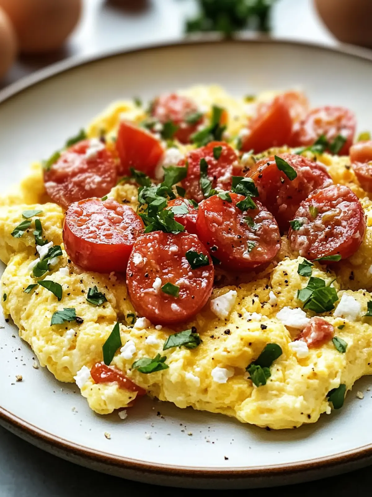 Healthy Mediterranean Scrambled Eggs for a Flavorful Morning Boost 4 Healthy Mediterranean Scrambled Eggs for a Vibrant Morning Boost