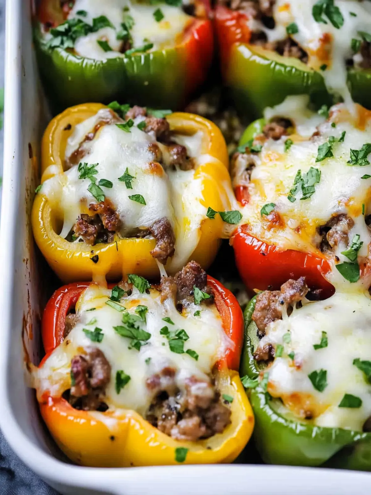 Easy Keto Philly Cheesesteak Stuffed Peppers You’ll Love 2 Easy Keto Philly Cheesesteak Stuffed Peppers